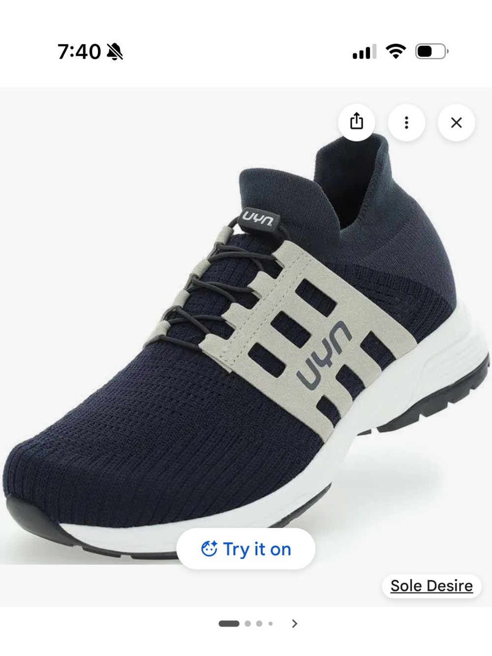 New UYN sneakers Nature Tine night blue size 39